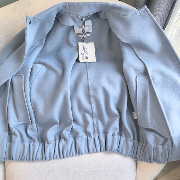 ✨ NEW 🆕$3200+ MaxMara Wool Cashmere Estonia Jacket Sz 4/Small✨ - Picture 7 of 11